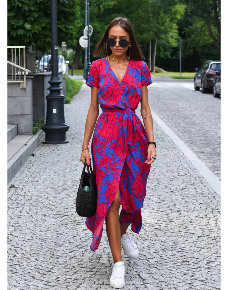 Vestido Aurora® - Delicadeza Atemporal com Caimento Livre e Sofisticado / FRETE GRÁTIS