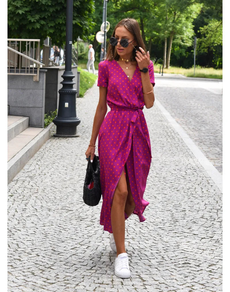 Vestido Aurora® - Delicadeza Atemporal com Caimento Livre e Sofisticado / FRETE GRÁTIS