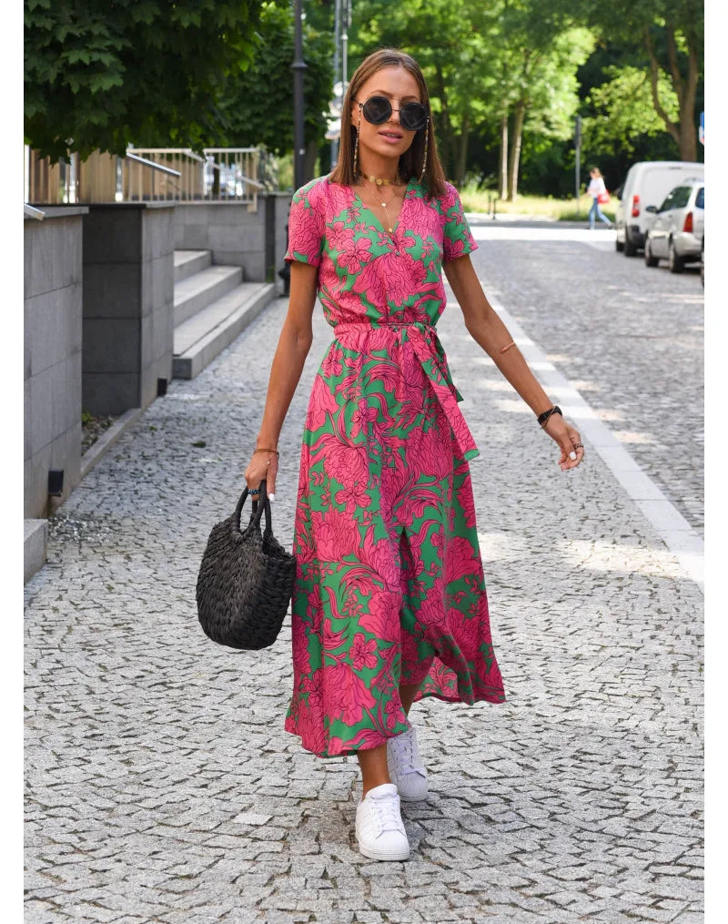 Vestido Aurora® - Delicadeza Atemporal com Caimento Livre e Sofisticado / FRETE GRÁTIS