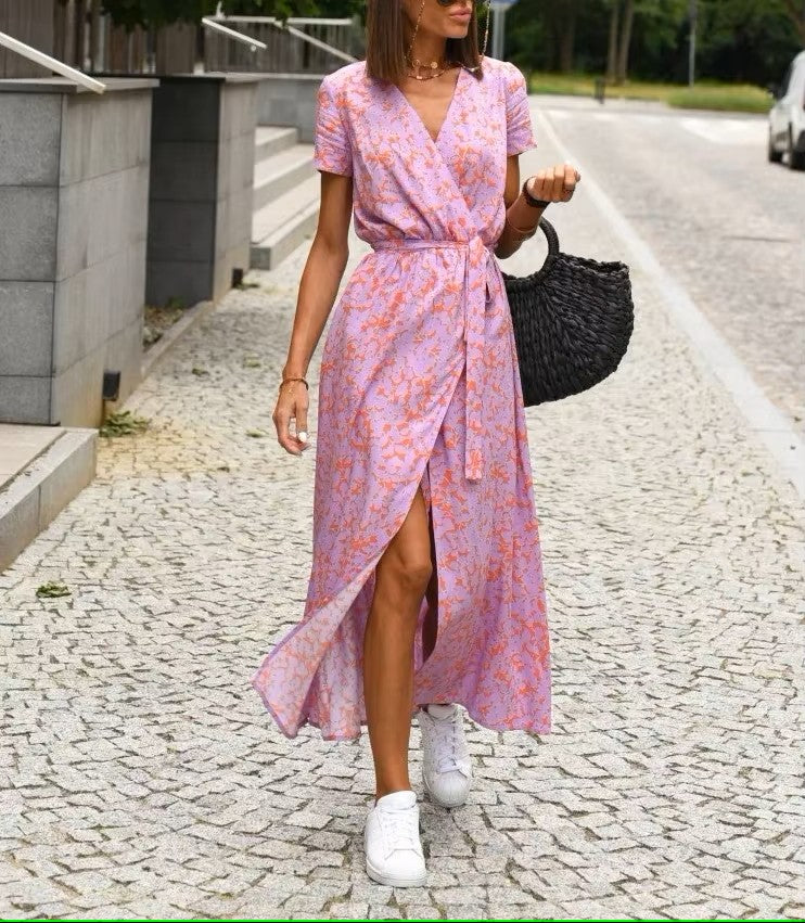 Vestido Aurora® - Delicadeza Atemporal com Caimento Livre e Sofisticado / FRETE GRÁTIS
