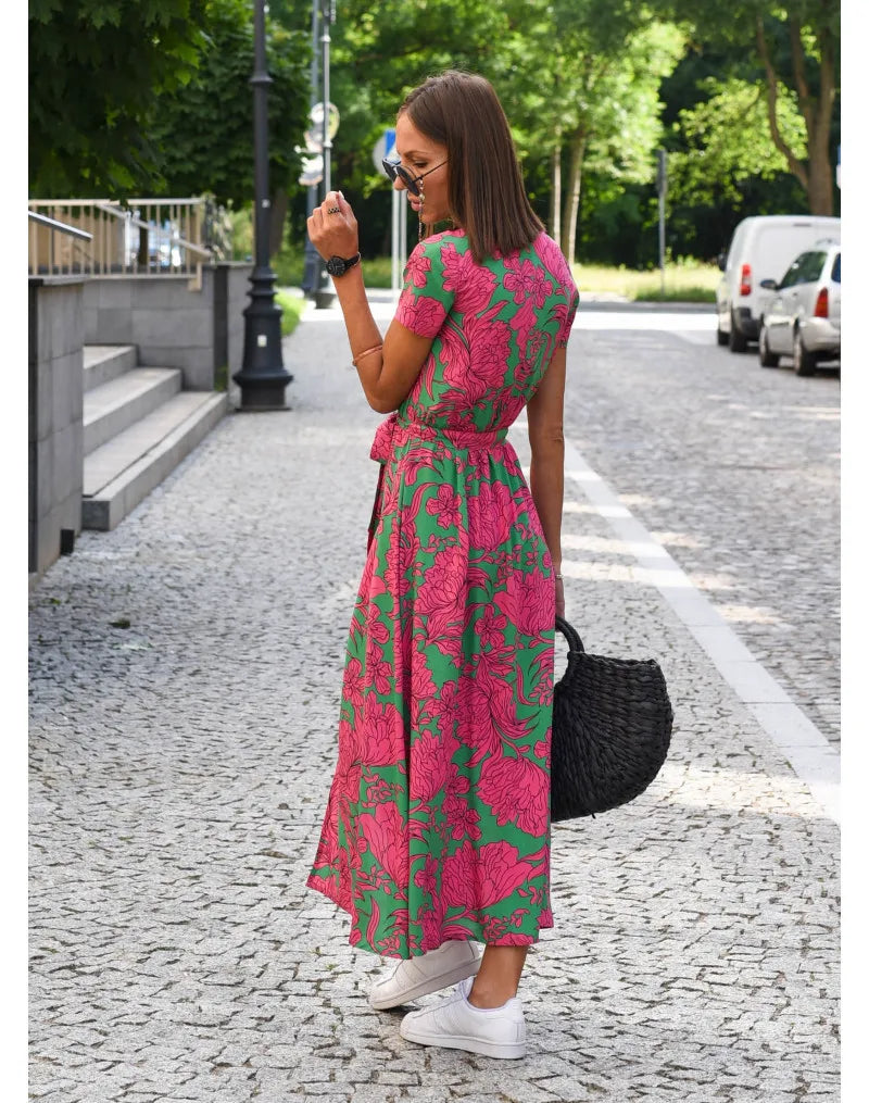 Vestido Aurora® - Delicadeza Atemporal com Caimento Livre e Sofisticado / FRETE GRÁTIS
