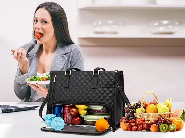 BOLSA COM COMPARTIMENTO PARA ALIMENTOS - FreshCarry + UMA CARTEIRA DE BRINDE!