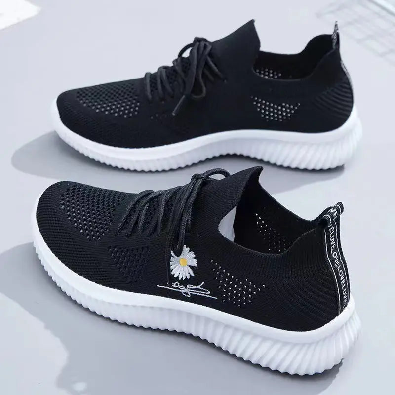 Tênis Floral Confort™ Ortopédico - Ótimo para o Dia a Dia, Conforto Casual e Moderno com Frescor / FRETE GRÁTIS!
