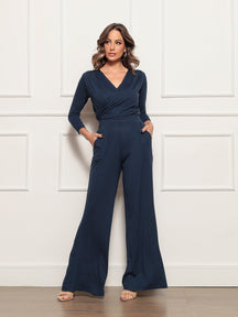 Conjunto Pantalona Blusa Transpassada Braga - Coleção Nuvem Brasileira