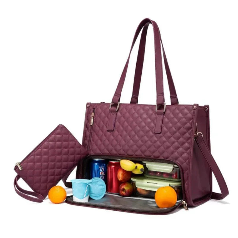 BOLSA COM COMPARTIMENTO PARA ALIMENTOS - FreshCarry + UMA CARTEIRA DE BRINDE!