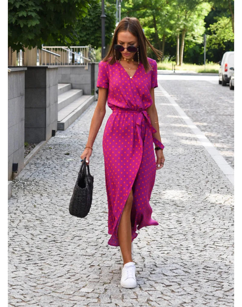 Vestido Aurora® - Delicadeza Atemporal com Caimento Livre e Sofisticado / FRETE GRÁTIS