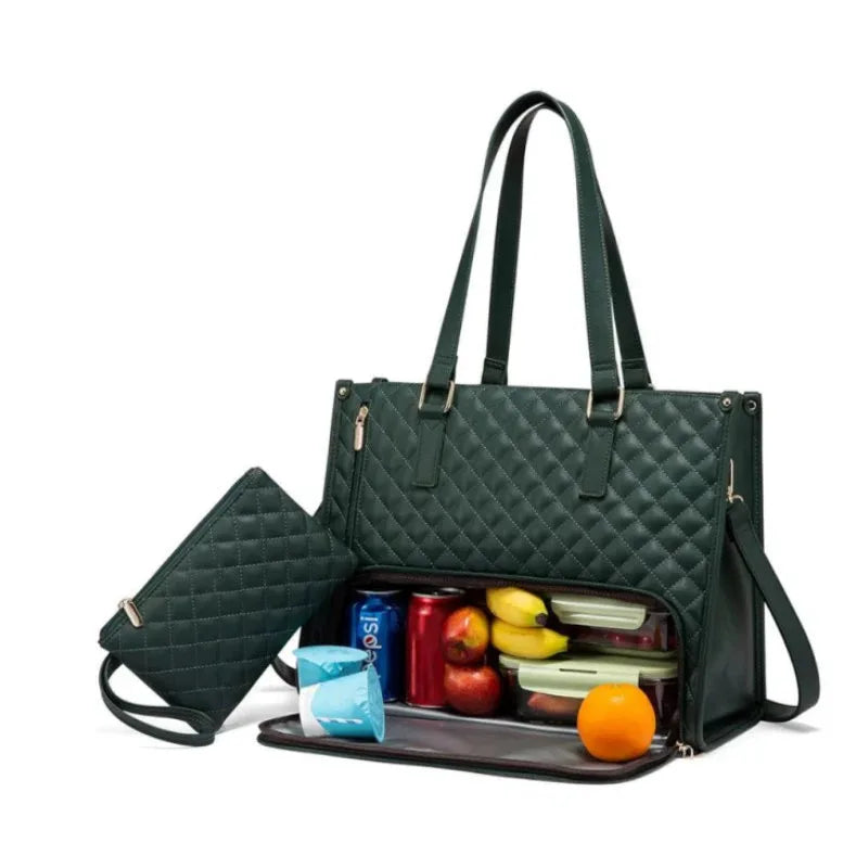 BOLSA COM COMPARTIMENTO PARA ALIMENTOS - FreshCarry + UMA CARTEIRA DE BRINDE!