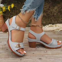 Sandália Olivia™ Ortopédica - Elegância e Conforto em seus Pés / FRETE GRÁTIS
