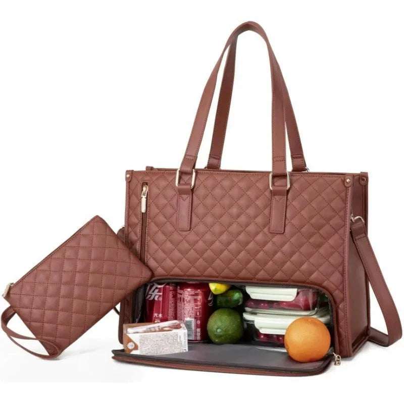 BOLSA COM COMPARTIMENTO PARA ALIMENTOS - FreshCarry + UMA CARTEIRA DE BRINDE!
