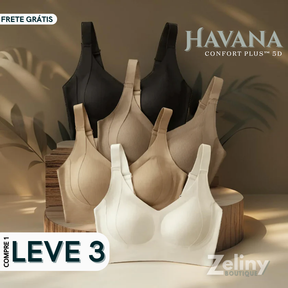 [LIQUIDAÇÃO] Sutiã Havana Confort Plus™ 5D - Conforto o Dia Todo / FRETE GRÁTIS