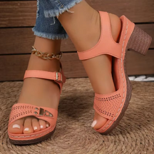 Sandália Olivia™ Ortopédica - Elegância e Conforto em seus Pés / FRETE GRÁTIS